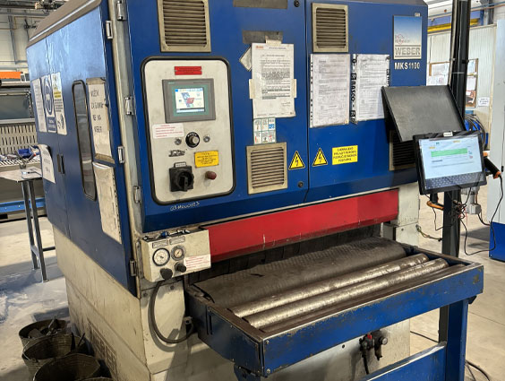 WEBER stroj za brušenje nakon plazma rezanja, MKS-1P(6)-1100